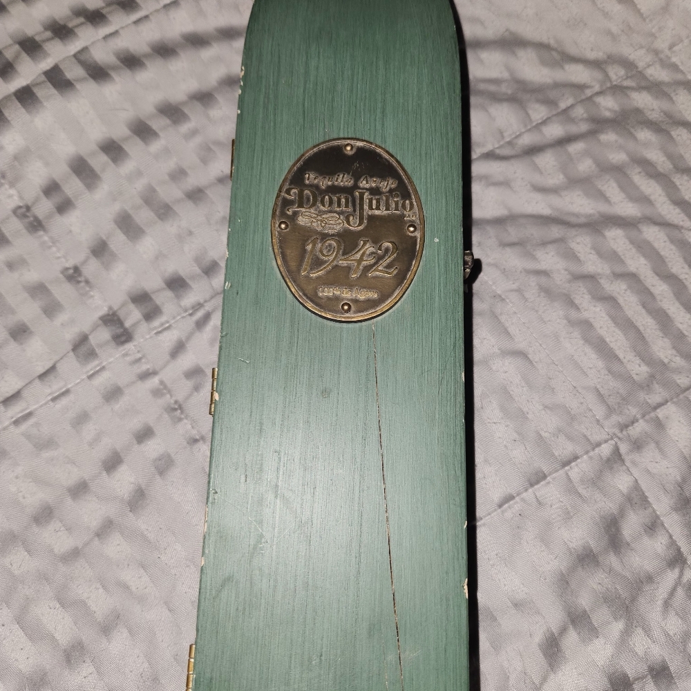 Rare 1942 don julio bottle and coffin
